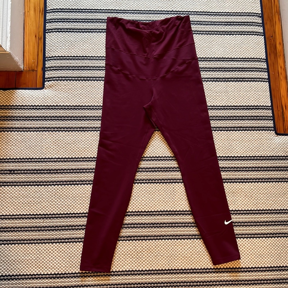 Plum Nike Maternity leggings